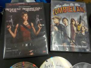 lot 65 image: CDs, DVDs, and VCR Tapes...
