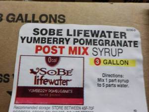 lot 140 image: Sobe Lifewater Yumberry Pomegranate...