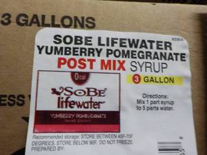 lot 141 image: Sobe Lifewater Yumberry Pomegranate...