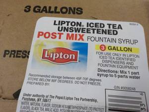 lot 154 image: Lipton Iced Tea Unsweetened Post Mi...