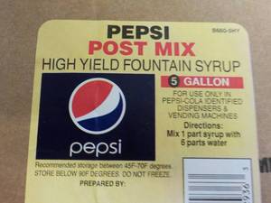 lot 165 image: Pepsi Post Mix High Yield Fountain ...