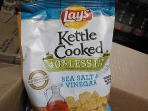 lot 182 image: Case of 64 - 1.375 oz bags Lays Ket...