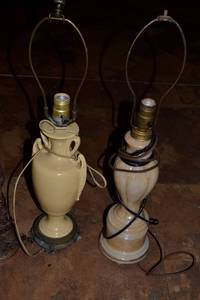 lot 64 image: Antique Lamps