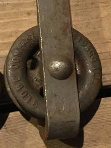 lot 75 image: Antique Meat market hooks