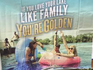 lot 78 image: Michelob Golden draft light banner