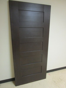 lot 207 image: PLAST-PRO FIR GRAIN SERIES FIVE-PANEL DOOR