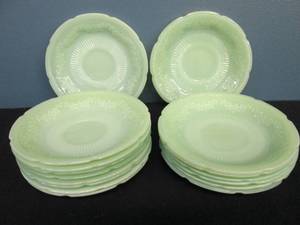 lot 78 image: Jadeite Saucers
