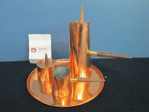 lot 125 image: Copral Copper Mid Century Modern