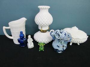 lot 141 image: Fenton Milk Glass