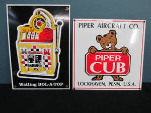 lot 168 image: Porcelain Signs