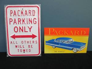 lot 173 image: Packard Signs