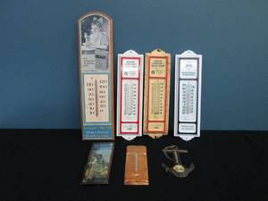 lot 174 image: Advertisement Thermometers