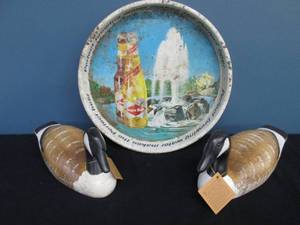 lot 186 image: Jennings Molson Brewing Duck Decoys