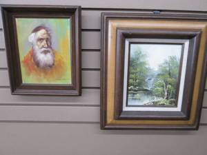 lot 237 image: Oil Paintings