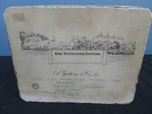 lot 321 image: Antique Farm Printers Stone