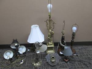 lot 386 image: Table Lamps