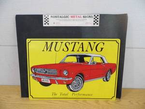 Mustang Metal Sign