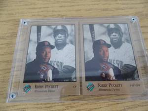 Lot of 2 Kirby Puckett Cards