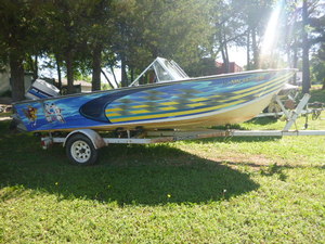 1982 Sylvan 16 Foot Boat with Trailer