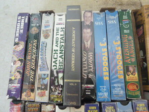 Collection of VHS Movies