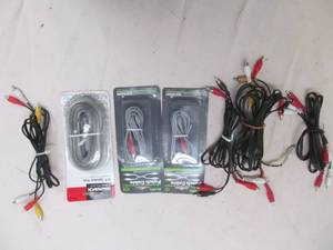 lot 35 image: Speaker wire, Patching, hooks