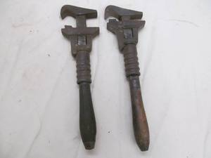 lot 67 image: vintage pipe wrenches