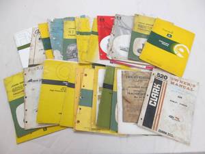 lot 71 image: john Deere manuals