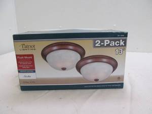 lot 72 image: flush mount ceiling light