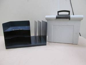 lot 150 image: tote, desk file organizer