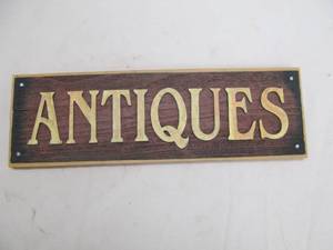 lot 158 image: Antique sign