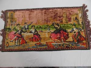 lot 168 image: WW2 vintage tapestry