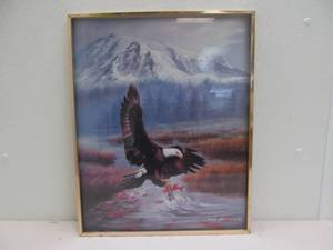 lot 251 image: Eagle print