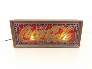 Working Vintage Coca-Cola Coke Lighted Sign