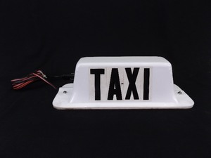 VERY COOL Working TAXI Magnetic Lighted Car Sign