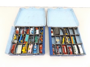 Lot of Vintage Lesney Matchbox Cars in 2 Cases