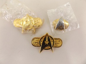 3 RARE 1980s Star Trek Convention Badges