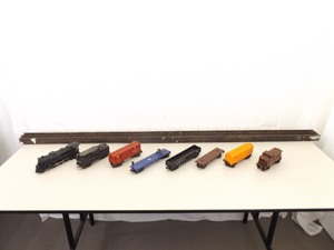 Vintage Lionel Lines Train Set and Track Display