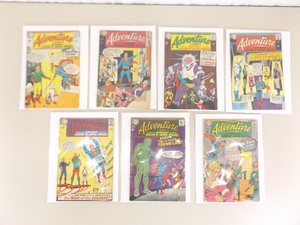 7 Vintage Bagged and Boarded DC Adventure Comics Featuring Superboy