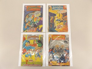 4 Vintage Bagged and Boarded DC Adventure Comics Featuring Superboy
