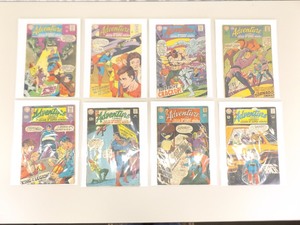 8 Vintage Bagged and Boarded DC Adventure Comics Featuring Superboy
