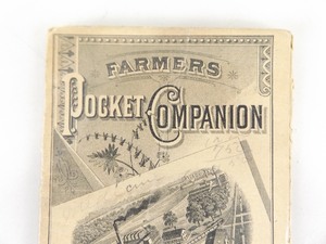 Antique 1883 Deere Mansur Farmers Pocket Companion
