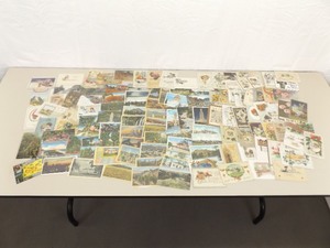 Collectors Lot of Antique Holiday, Birthday, etc. Postcards in Plastic Protectors