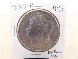 High Grade 1885-D Morgan Silver Dollar