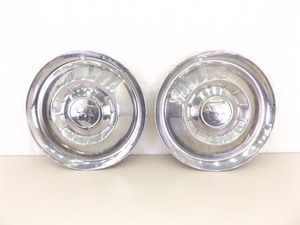 2 1960s Mercury Hubcaps