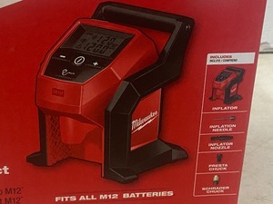 lot 9 image: M12 Cordless Inflator