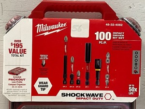 lot 57 image: 100-Piece Bit Set
