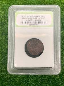 Pirate Era Bronze Nummis Coin c.1400-1600 A.D.