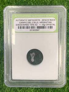 Authentic Meteorite (meteorites are very expensive)