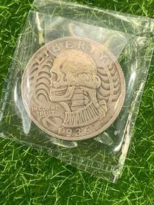 1936 Quarter Hobo Coin
