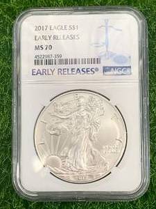 2017 Early Release MS70 .999 Silver Eagle